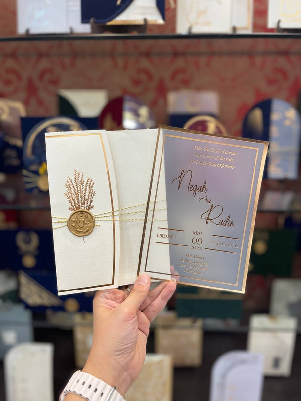کارت عروسی طلقی جذاب