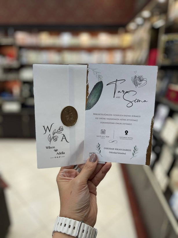 کارت عروسی پاکت کالک جذاب